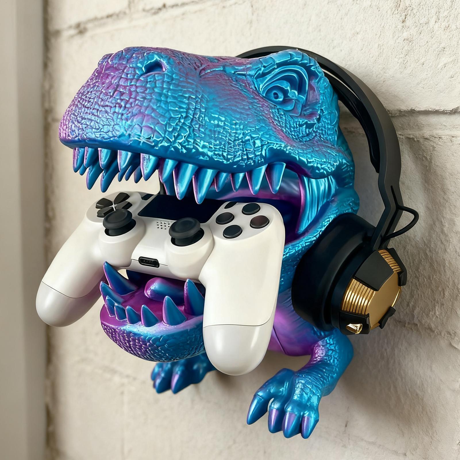 3D Printing Room - 3D Printed Tyrannosaurus Rex Stand Headphone