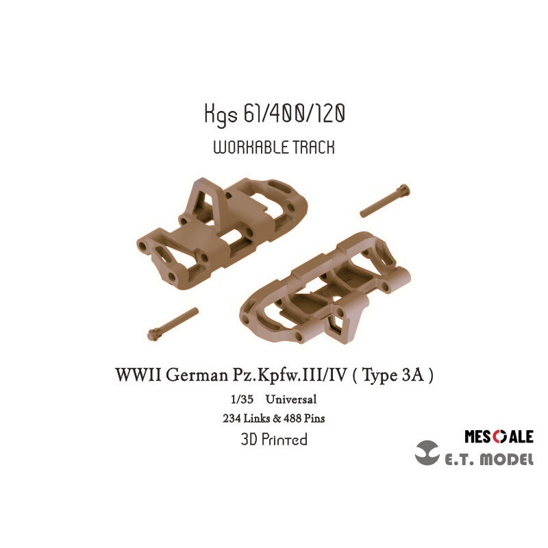3D Printing Jobs - ET 1/35 P35-020 WWII German Pz.Kpfw.III/IV
