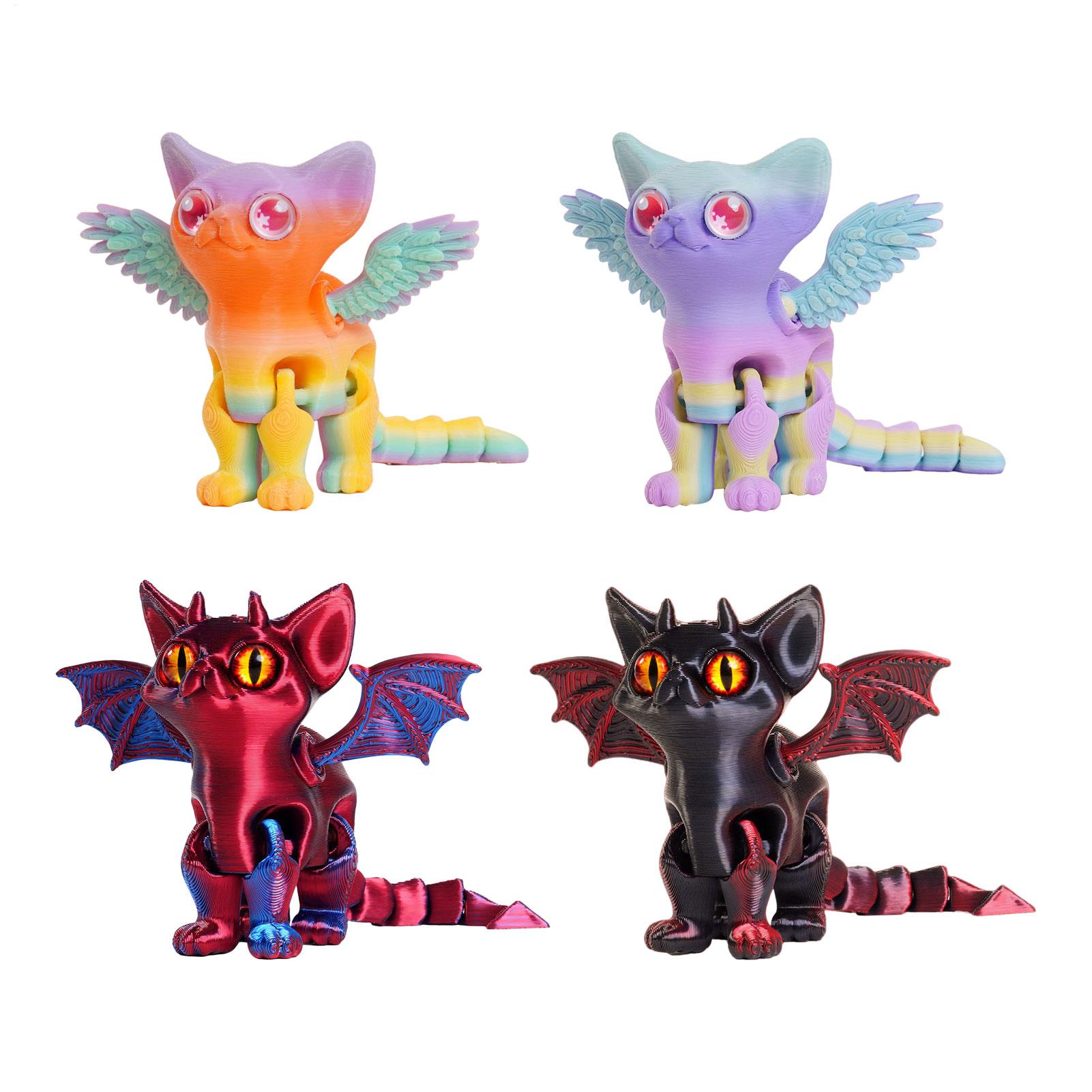 3D Printing Drawing - 3D Printing Animal 3D Printing Cat