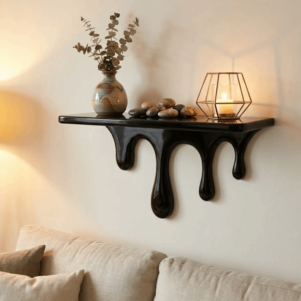 3D Printing Room - Classic 3D Printed Drip Floating Shelf