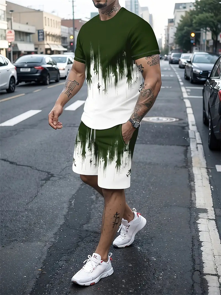 Men Women Gradient Texture T-s - огляд і ціна 3D Printing Custom