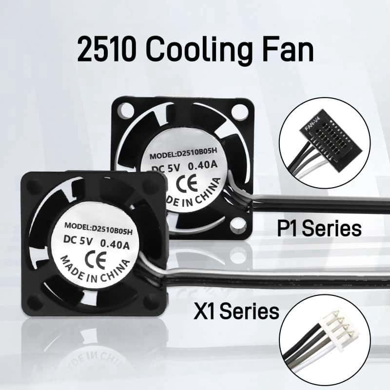 2510 Fan for Bambu Lab X1/P1 H - огляд і ціна 3D Printing Laboratory