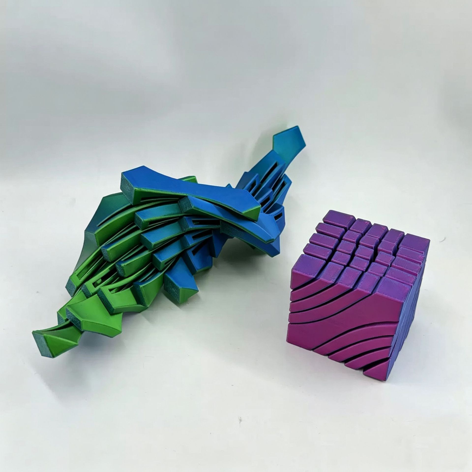 3D Printed Liquid Flow Rubik's - огляд і ціна 3D Printing Drawing