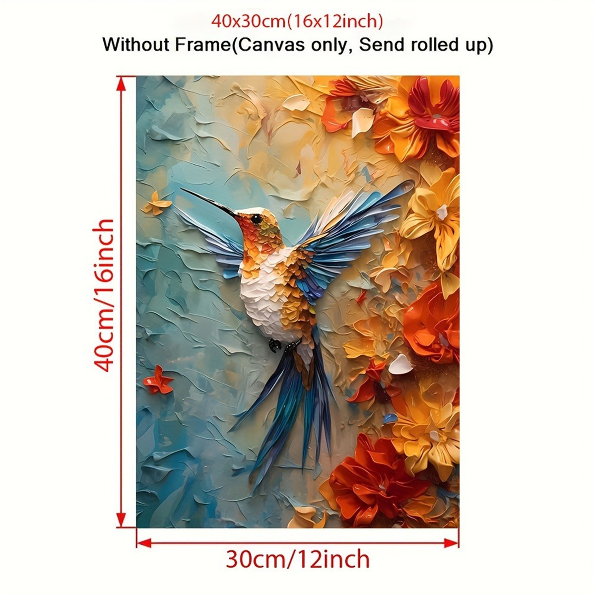 Vibrant Hummingbird & Floral 3 - огляд і ціна 3D Printing Room