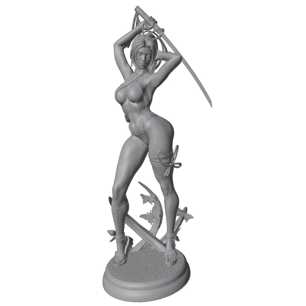 1/24 Female 	Warrior Resin Mod - огляд і ціна 3D Printing Jobs