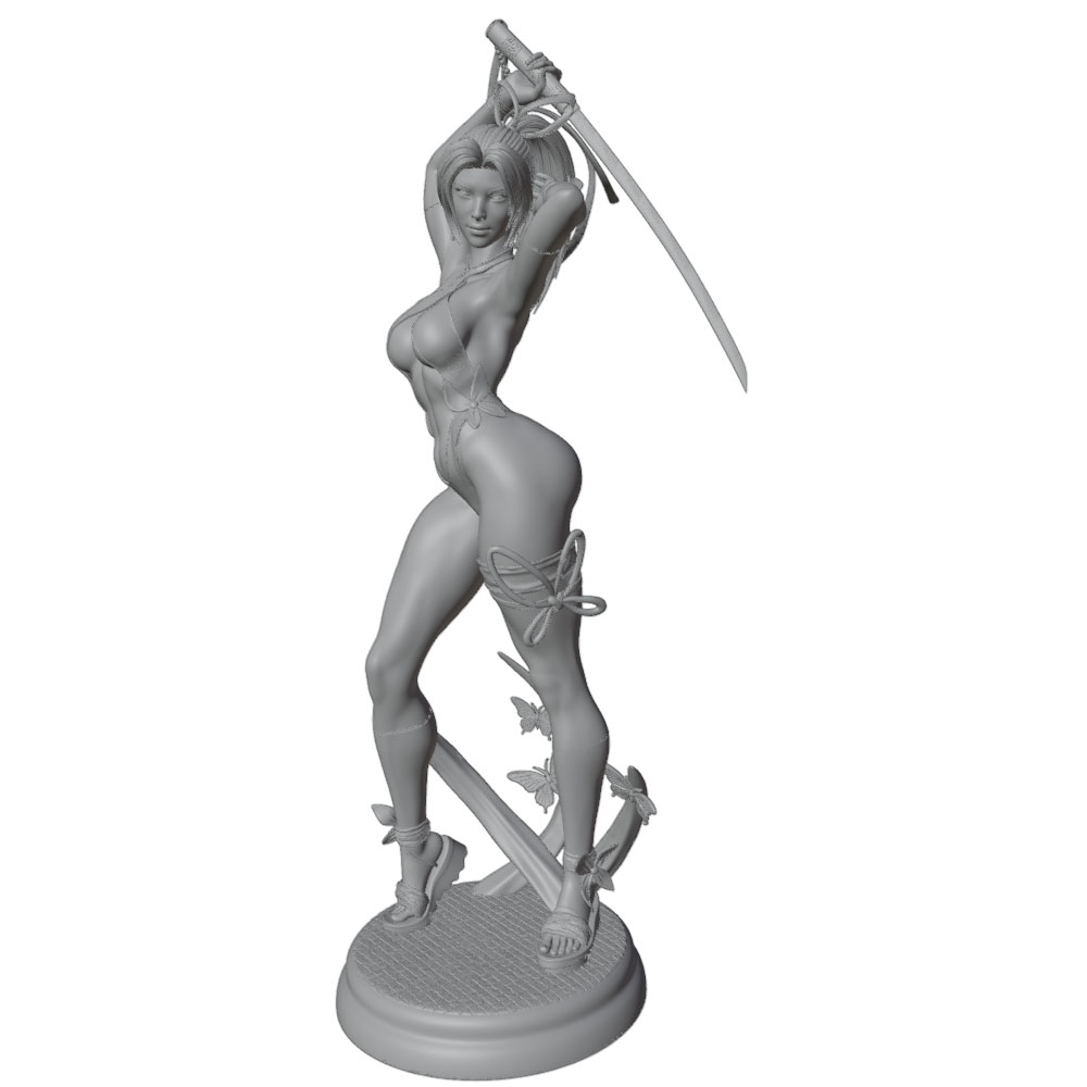 1/24 Female 	Warrior Resin Mod - огляд і ціна 3D Printing Jobs