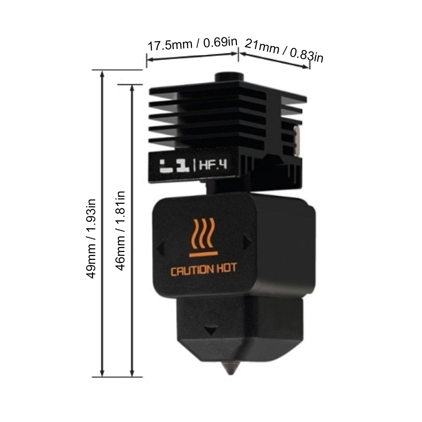 High Flow Hotend Replacement f - огляд і ціна 3D Printing Laboratory