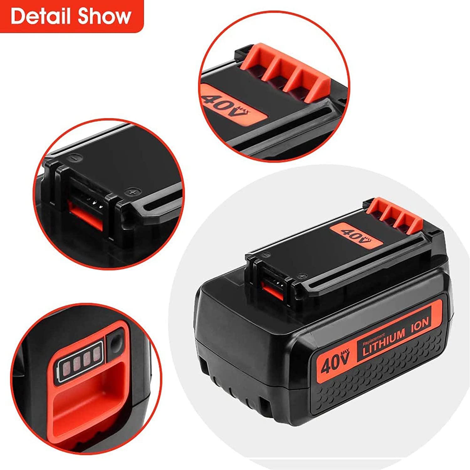 36V/40V 3.5Ah Replacement Batt - огляд і ціна Black+Decker Tool Cordless