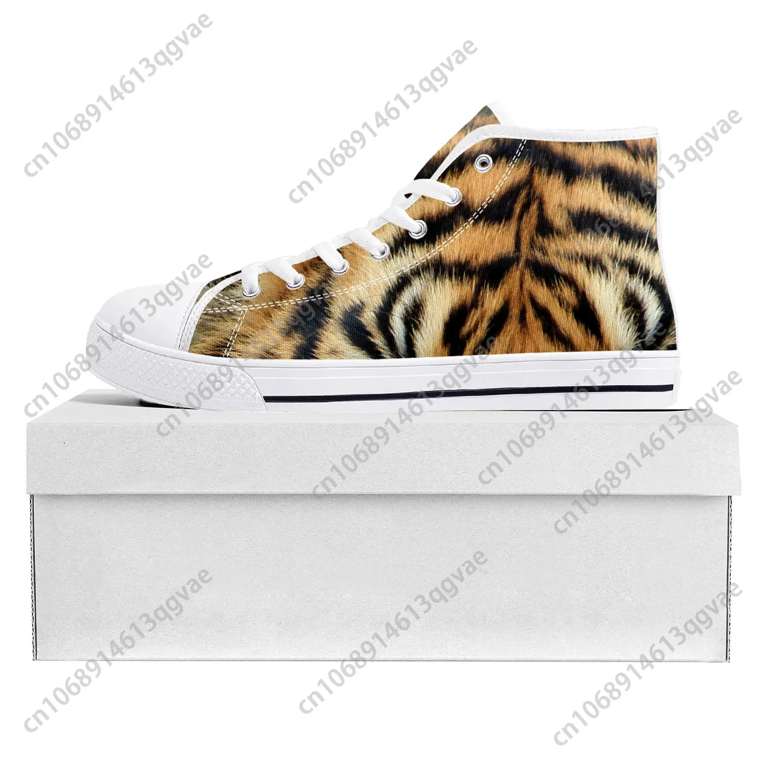 Tiger Stripe 3D Print High Top - огляд і ціна 3D Printing Custom