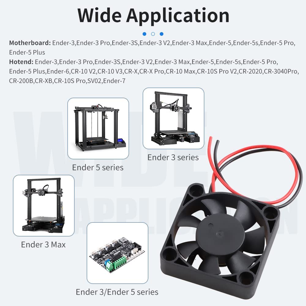 2pcs Creality Original 4010 Fa - огляд і ціна Creality Printer Ender 3