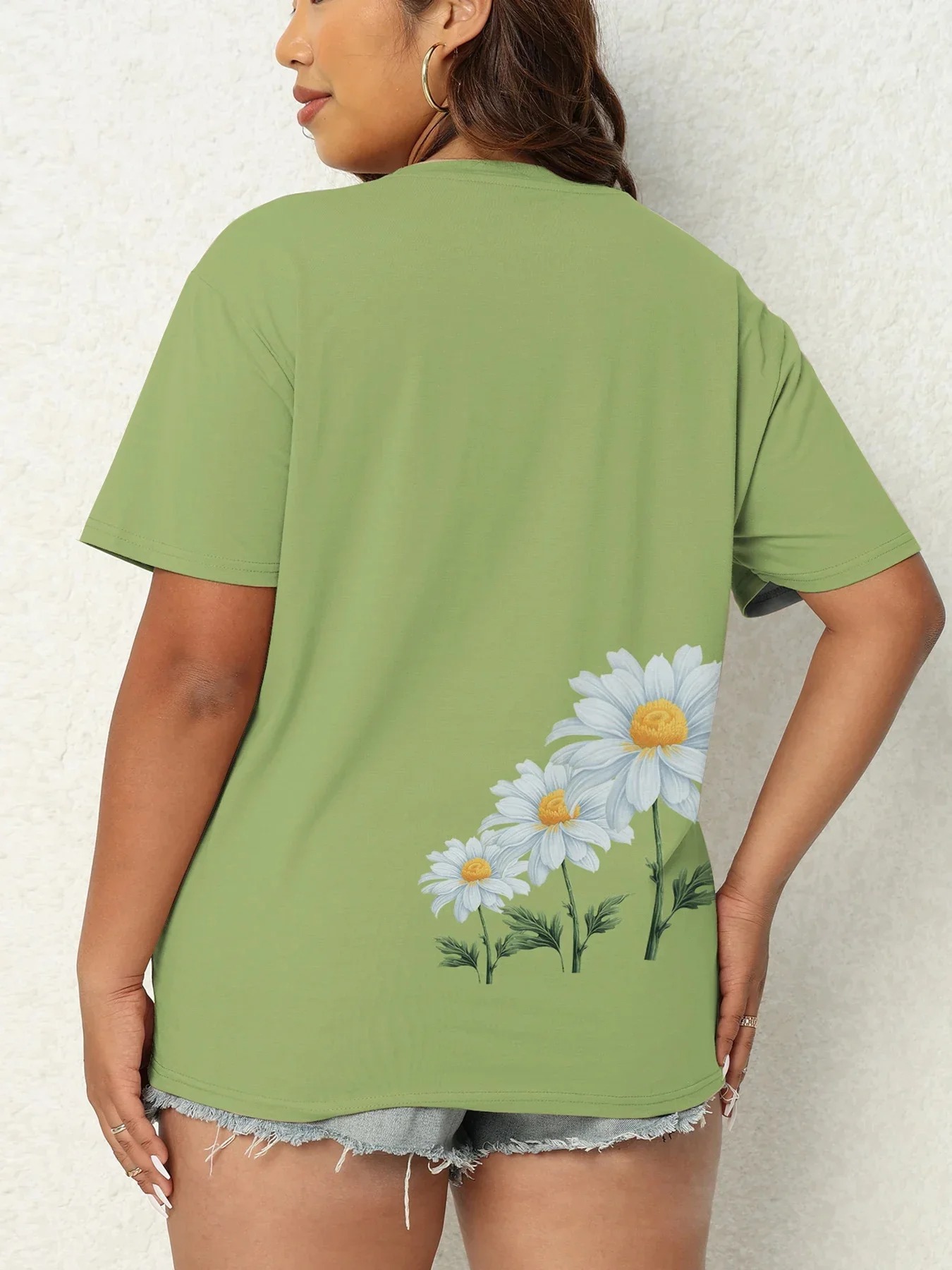 CLOOCL Daisy Floral Women T-sh - огляд і ціна 3D Printing Drawing
