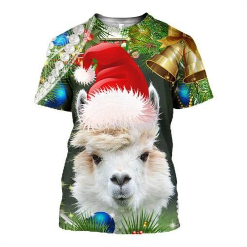 New 3D Xmas Animals Funny T Sh - огляд і ціна 3D Printing Xmas