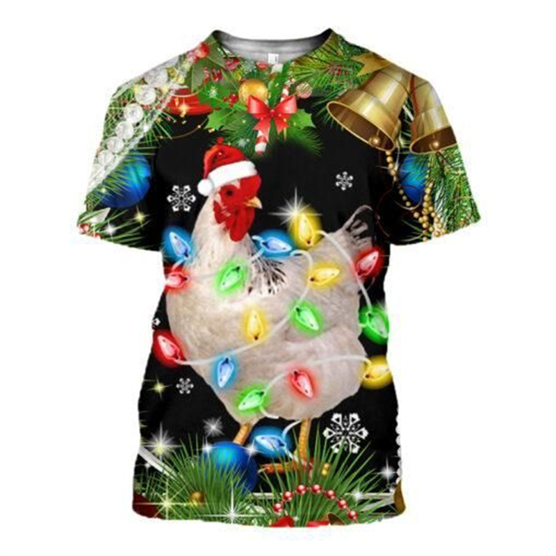 New 3D Xmas Animals Funny T Sh - огляд і ціна 3D Printing Xmas