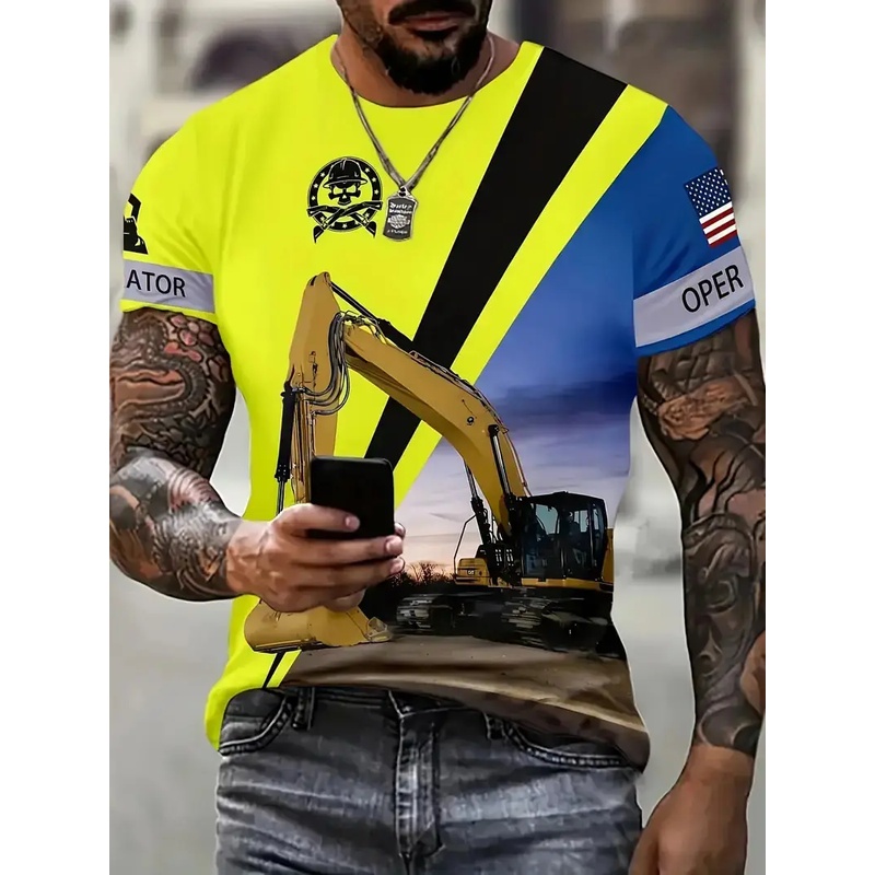 1 Piece Custom Your Picture  N - огляд і ціна 3D Printing Excavator