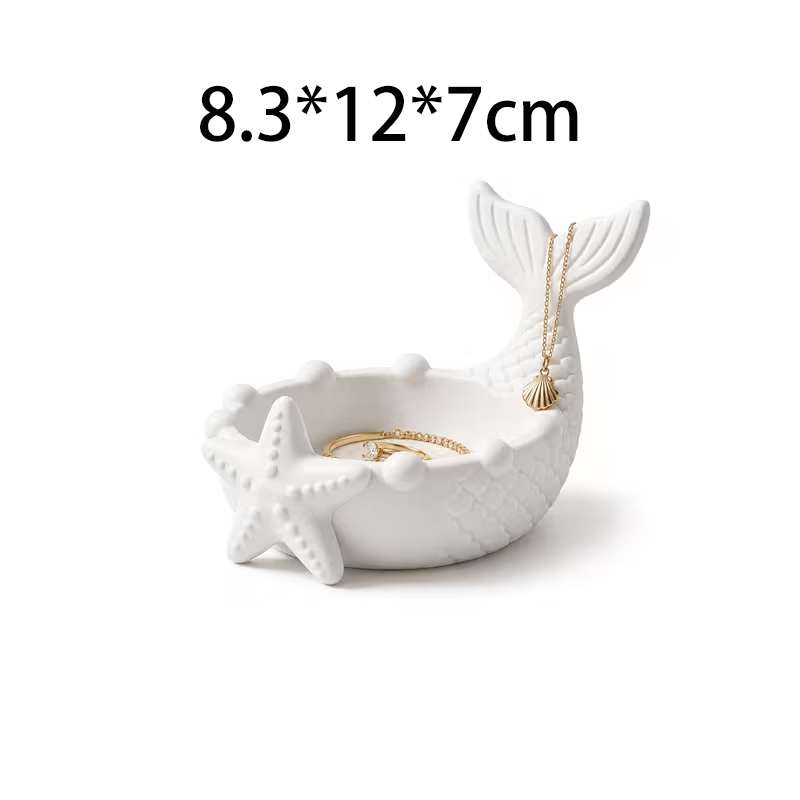 3D Printed White Mermaid Tail  - огляд і ціна 3D Printing Ring Holder
