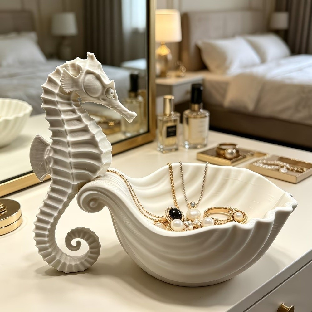 3D Printed Seahorse-Shaped Sto - огляд і ціна 3D Printing Ring Holder