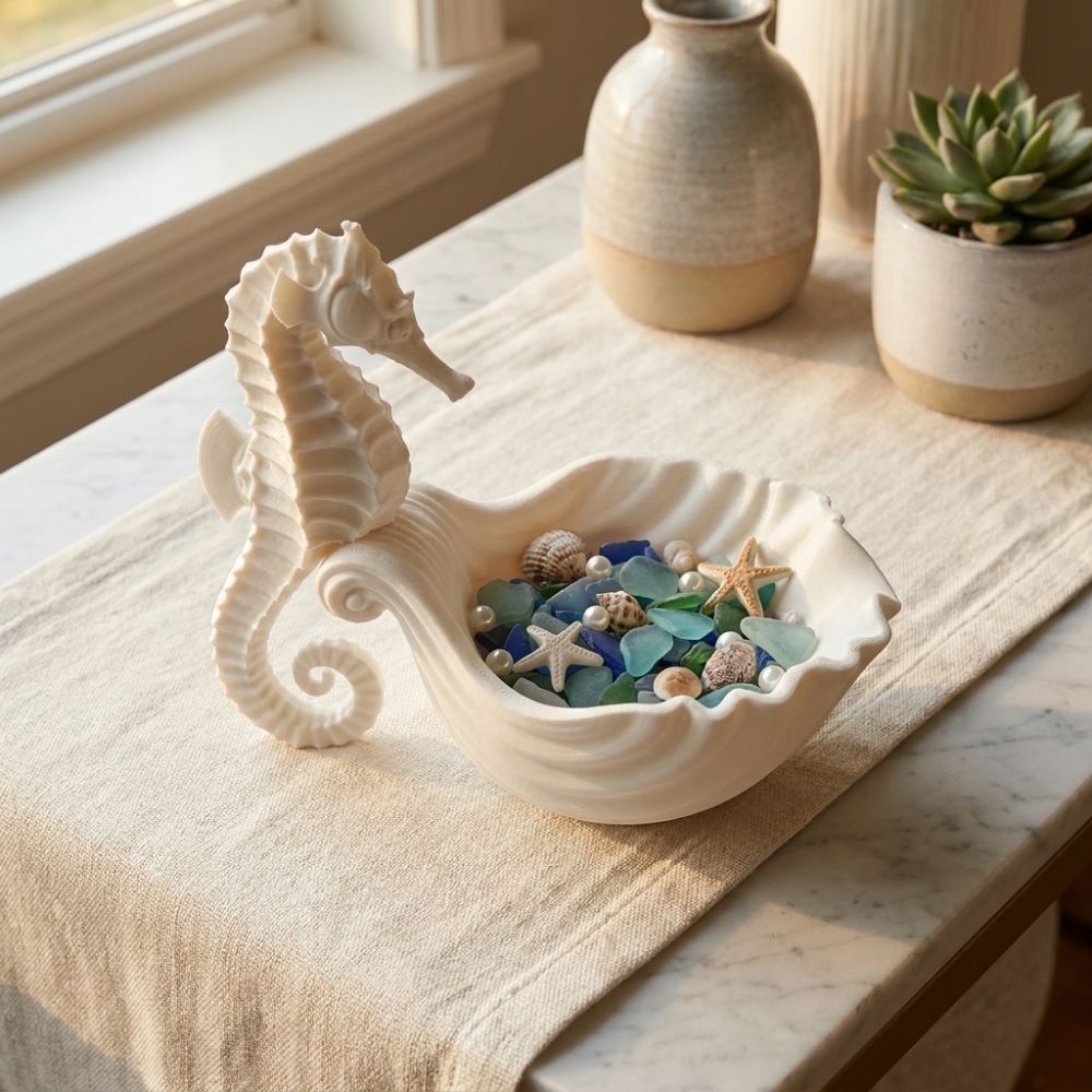 3D Printed Seahorse-Shaped Sto - огляд і ціна 3D Printing Ring Holder