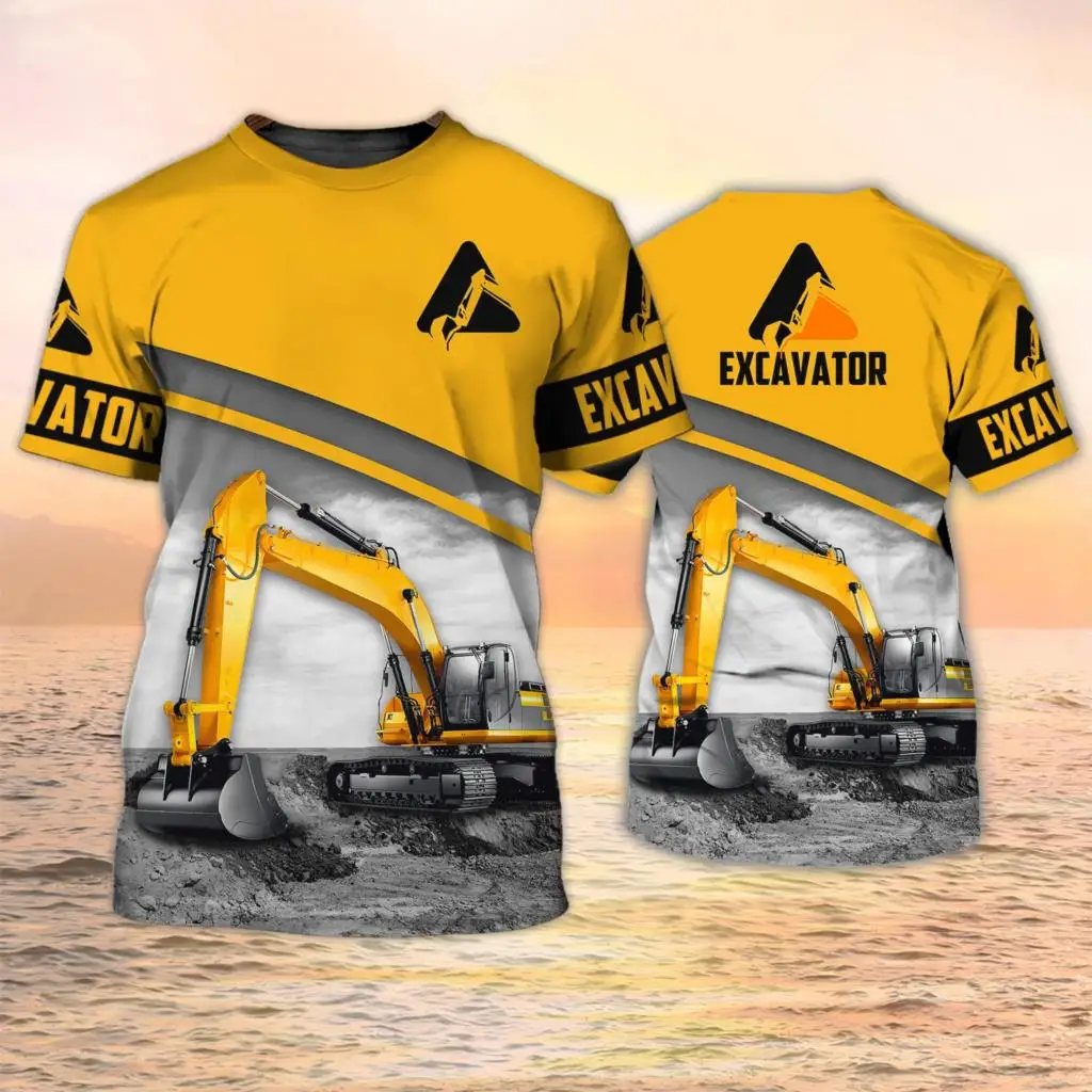 Excavator TShirts Heavy Equipm - огляд і ціна 3D Printing Excavator