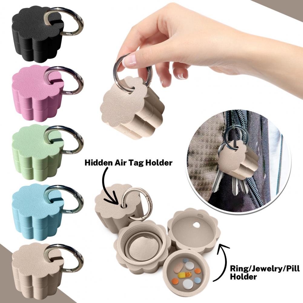 Keychain Pill Box Waterproof C - огляд і ціна 3D Printing Ring Holder