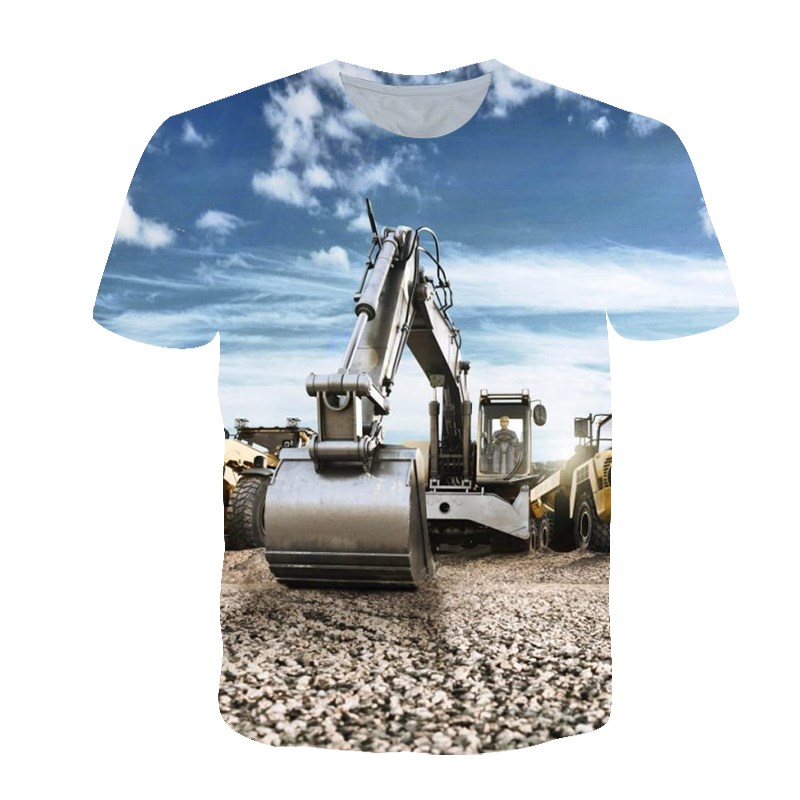 Summer Personalized T-shirt Me - огляд і ціна 3D Printing Excavator