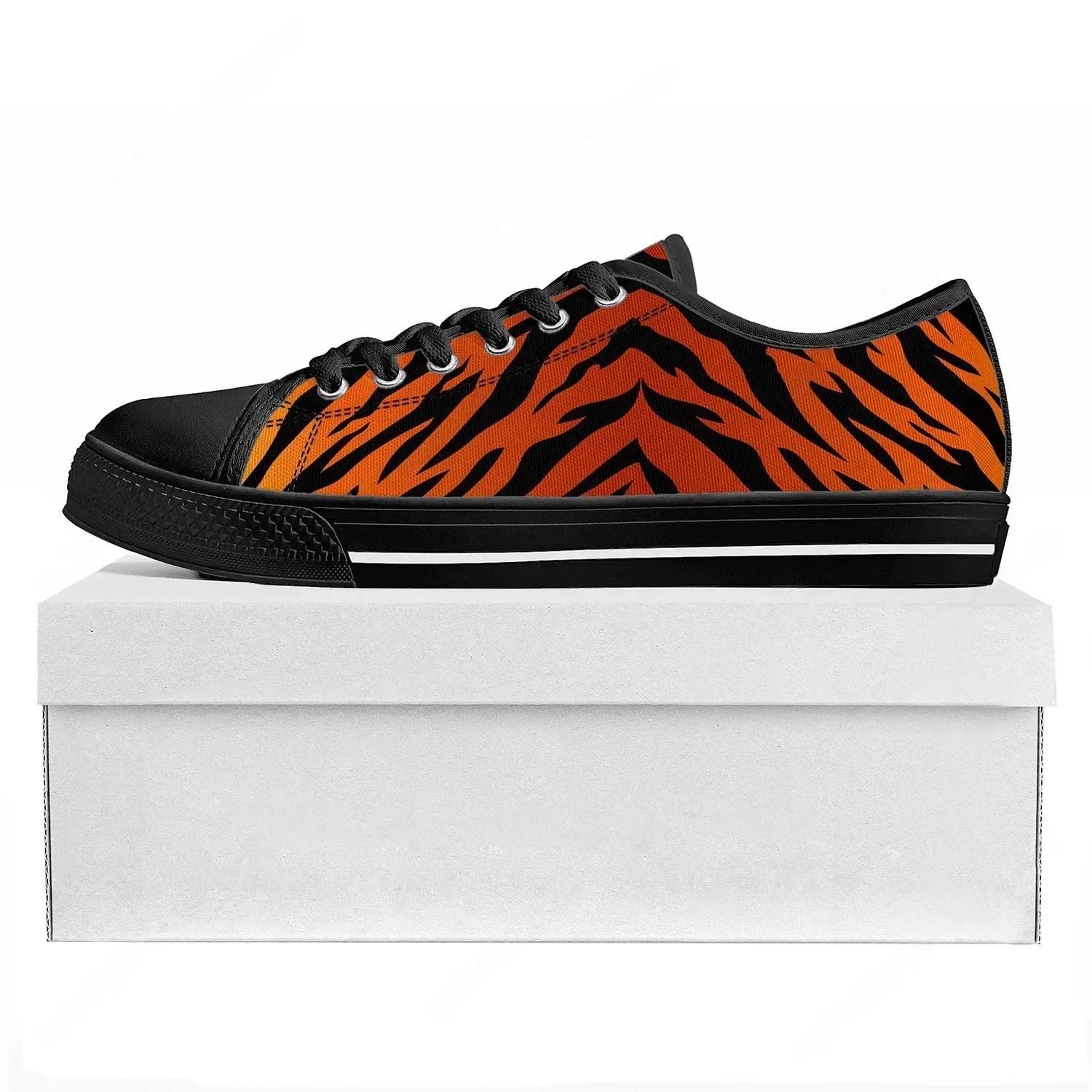 Tiger Stripe 3D Print Low Top  - огляд і ціна 3D Printing Custom