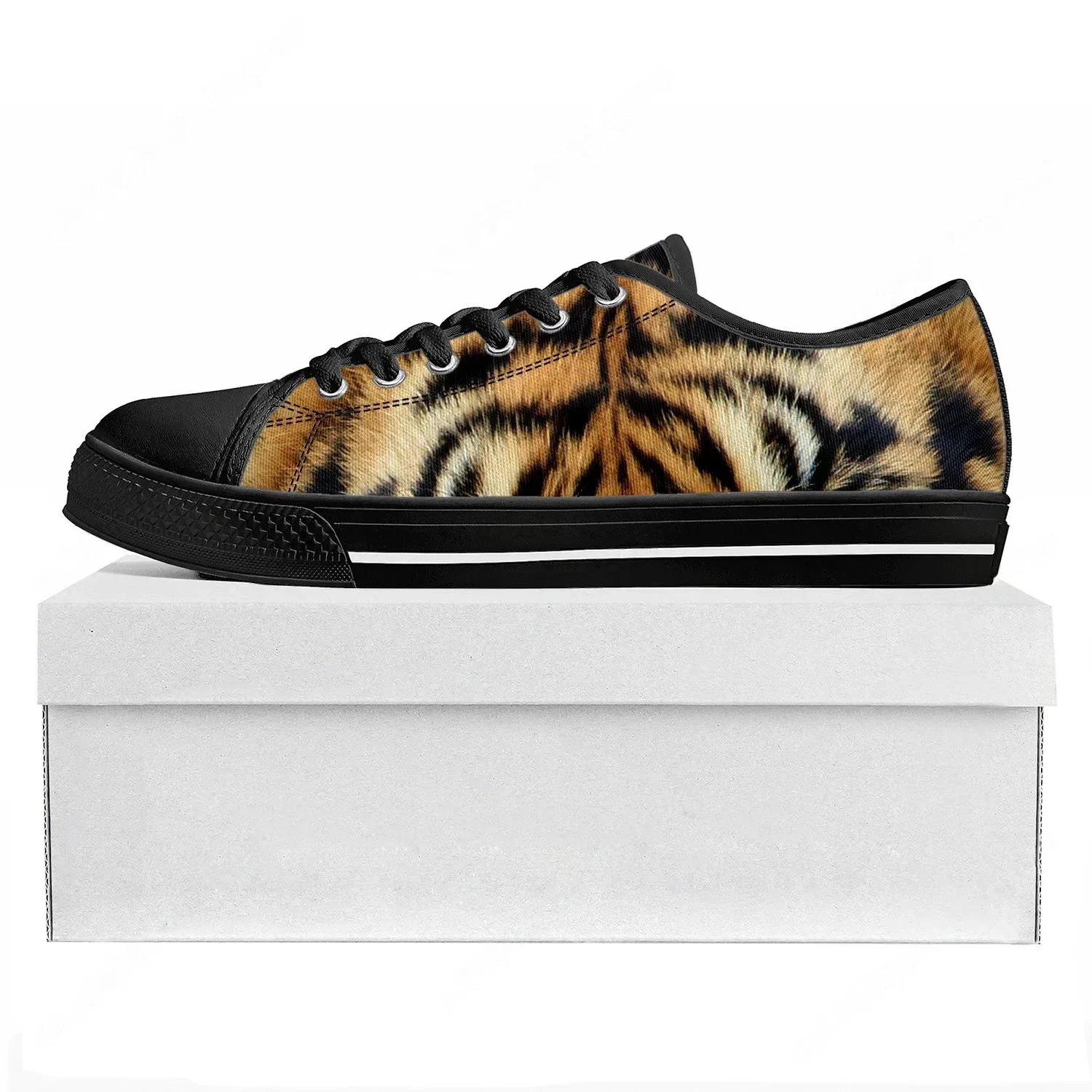Tiger Stripe 3D Print Low Top  - огляд і ціна 3D Printing Custom
