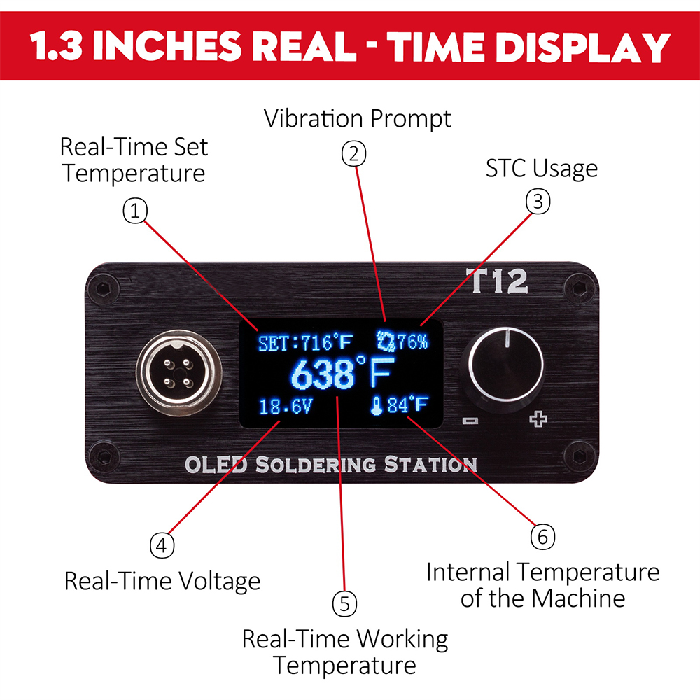 OLED T12 Soldering Iron Statio - огляд і ціна Milwaukee Drill M12 Fuel