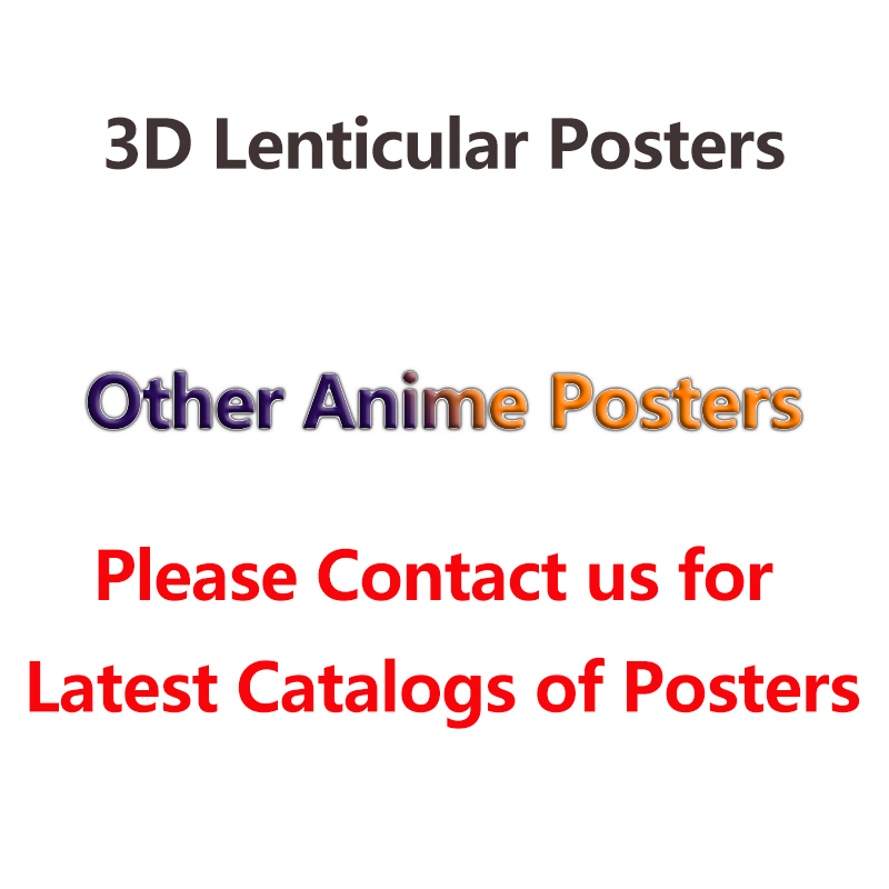 Anime 3D Lenticular Posters Fl - огляд і ціна 3D Printing Room